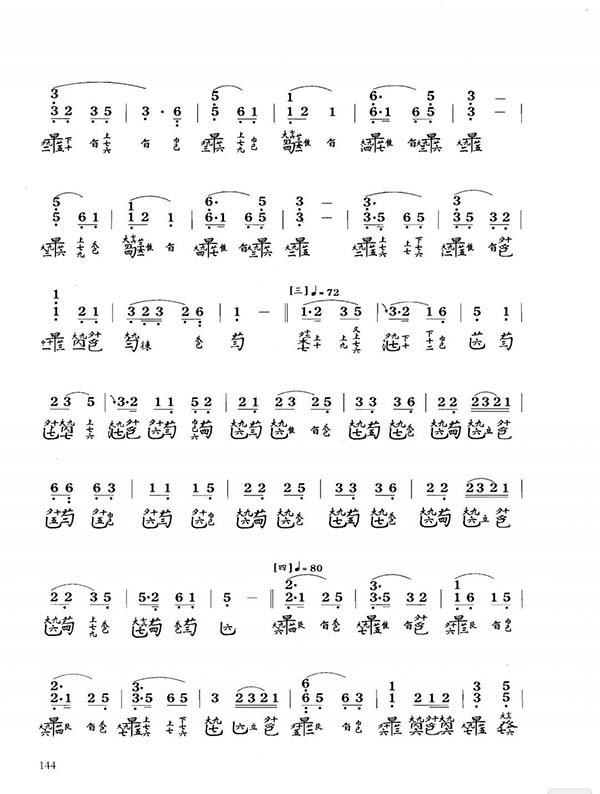 Sheet Cổ Cầm Phổ Âm Chú 普庵咒