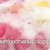 Thai dessert Crisp Pomegranate Seeds menu (Thab-thim-Grob)