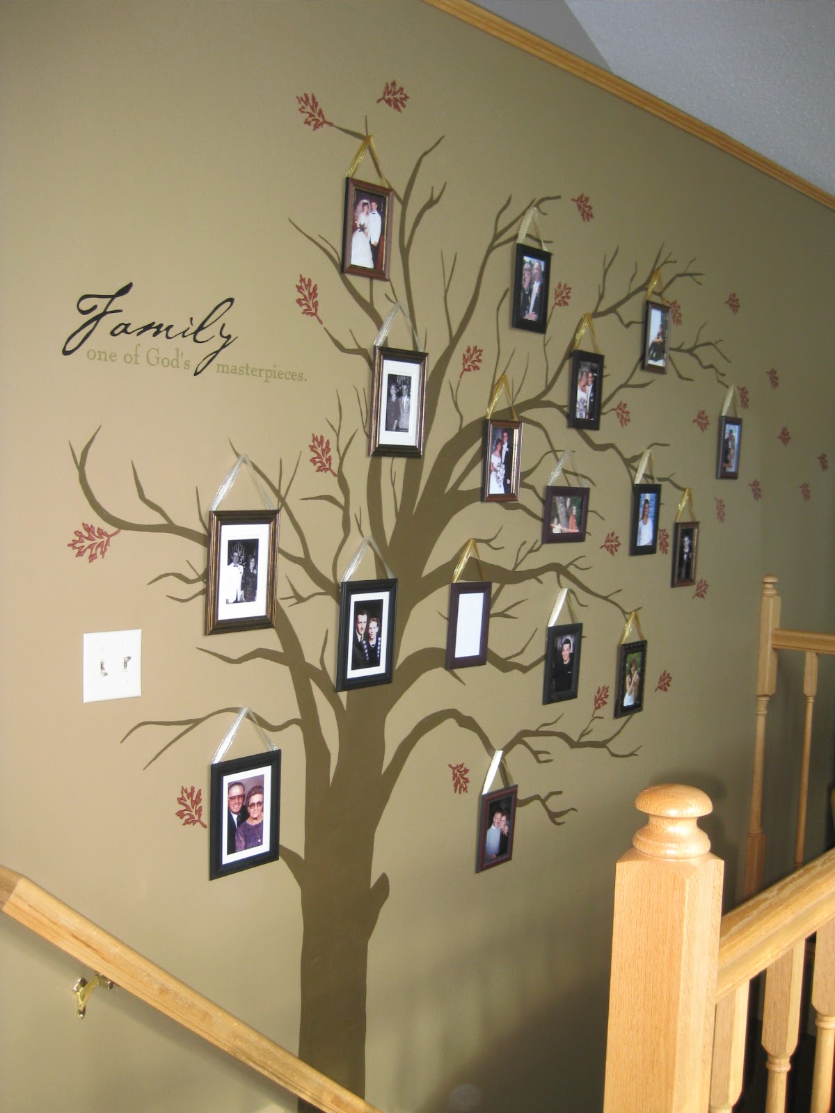 Lessiz Moore DIY Family  Tree  Home  Decor