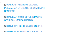 Cara Membuat/memasang Tampilan Recent Post (Postingan Terbaru) Di Blog