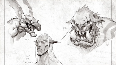 Character designs for Wayfinder Game by Joe Madureira