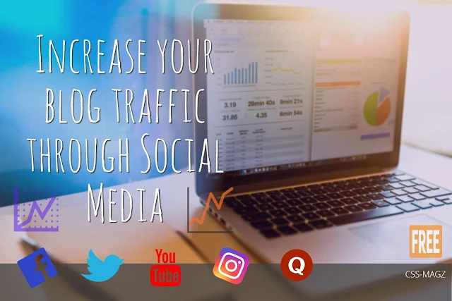 Increase your traffic through social media.