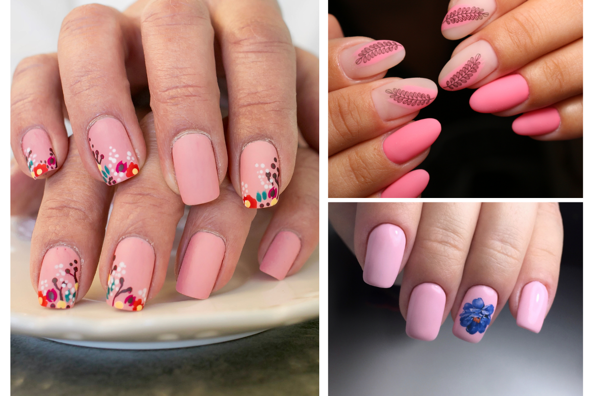 Inspiracje na różowe paznokcie Pomysł na różowy manicure