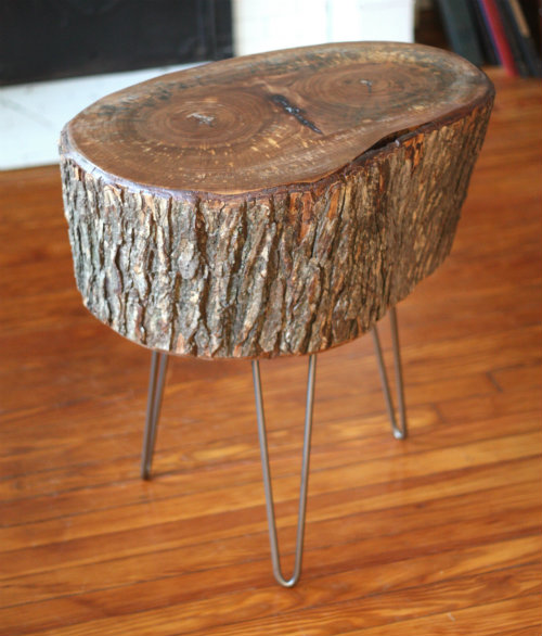 17 Apart: How To: DIY Stump Table