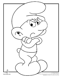 Smurf Coloring Pages