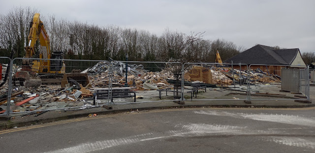 The former Blockbuster Video store in Fallowfield, Manchester, 12th January 2024