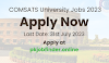 COMSATS University Islamabad Jobs 2023 - Teaching Vacancies