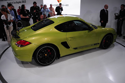 Porsche Cayman R 2011  Still more teeth - first live and video