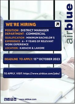 AirBlue jobs in 2023 | Apply Now | Pk24Jobs