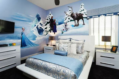 Kamar Anak Perempuan Tema Frozen