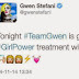 Christina y Gwen escriben en twitter por The Voice