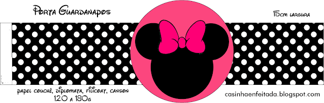 Fiesta de Minnie en Rosa y Lunares: Imprimibles para Fiestas para Descargar Gratis.