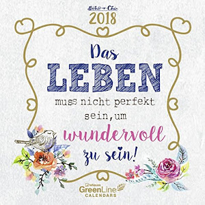 GreenLine Broschürenkalender 2018 - sheepworld Boho: Kreative Sprüche, Zitate, Weisheiten