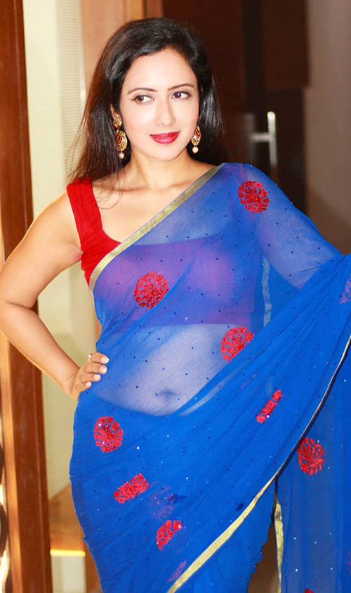 garima goel saree actress youtuber savdhaan india
