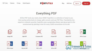 FoxyUtils : online tools PDF