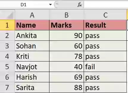 how to use if function in excel,logical function in excel in hindi