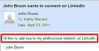 Linkedin invitation message to professor