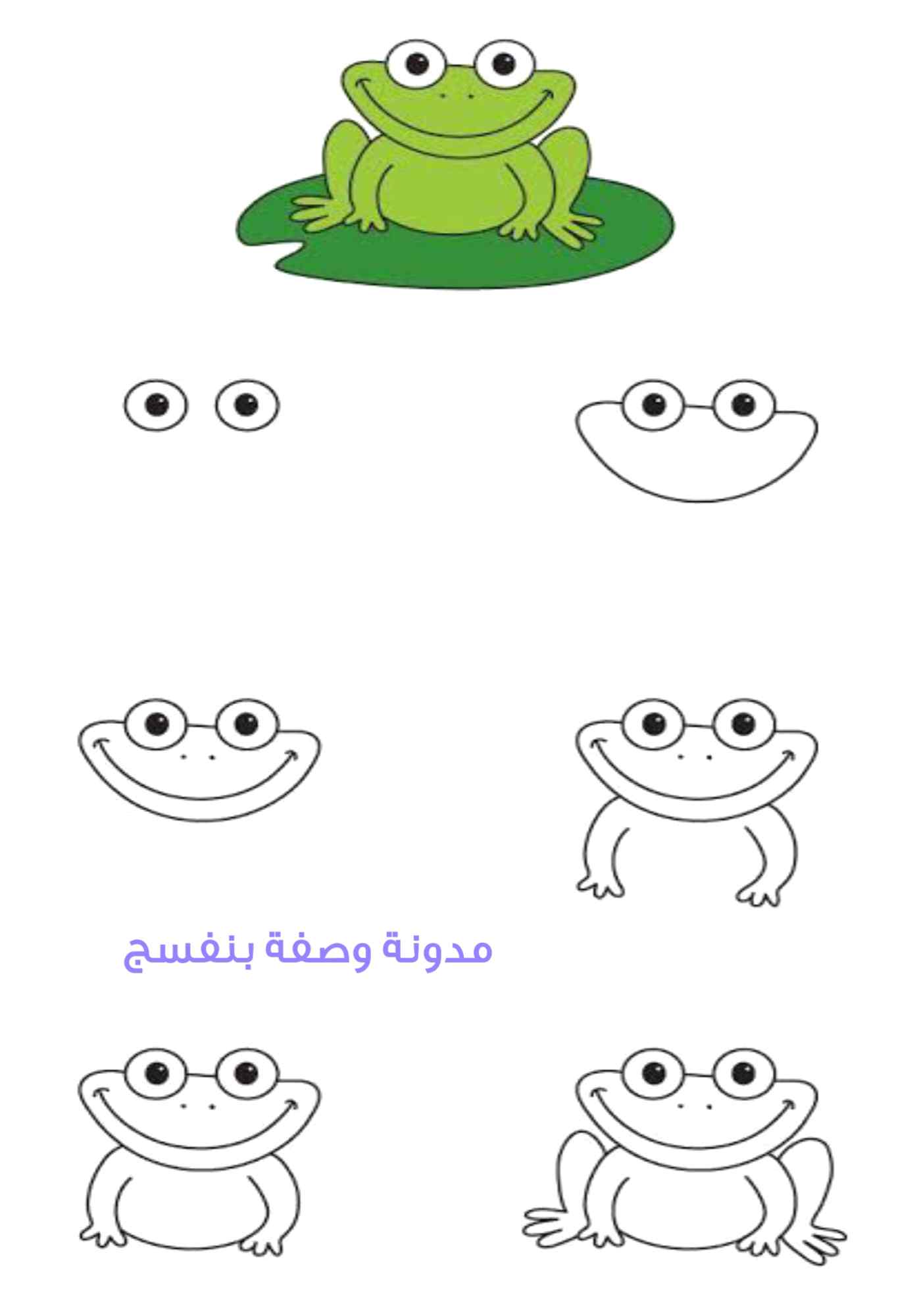 Как рисовать лягушку