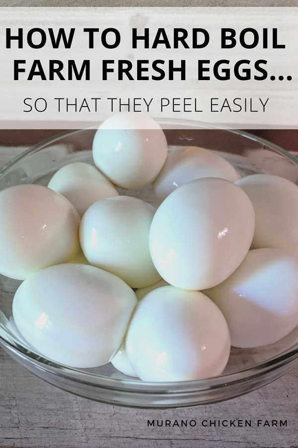 How to Boil Eggs - Our Happy Backyard Farm