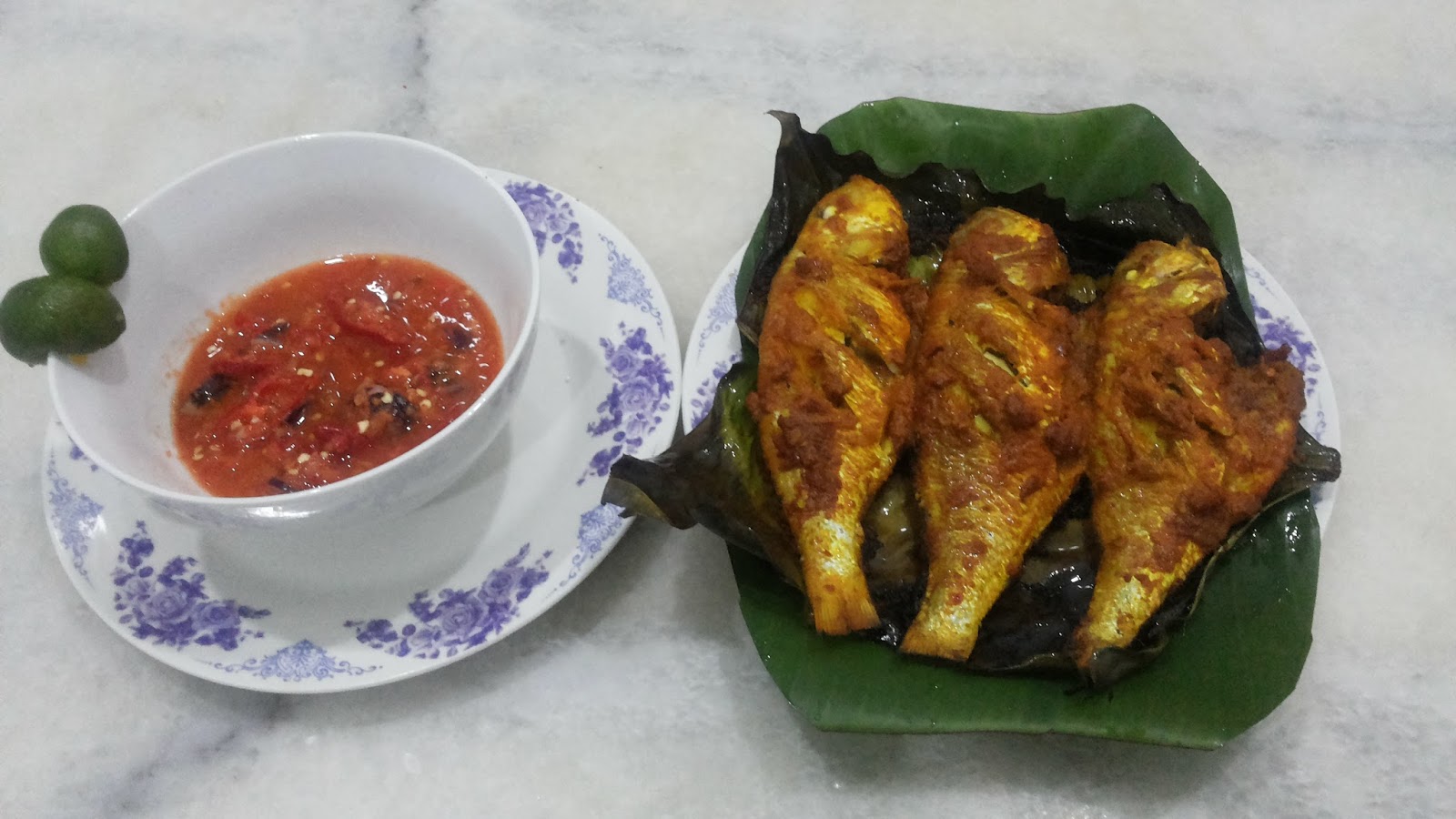 Rumah Hijau Telibong: RESEPI IKAN KERISIK BAKAR BEREMPAH 