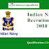 Indian Navy Recruitment 2018