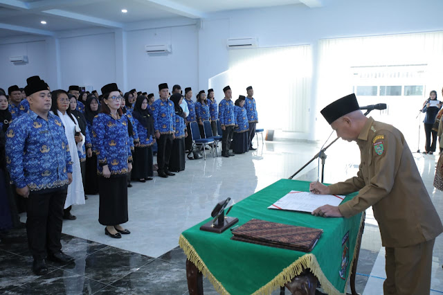 505 PPPK di Lingkungan Pemkab Asahan Dilantik Bupati Asahan