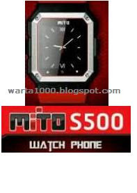 ponsel jam tangan Mito S500