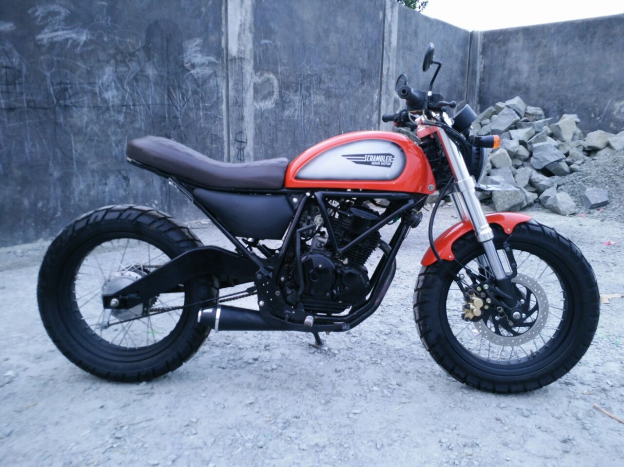 Download 78 Modifikasi Yamaha Scorpio Scrambler Terbaru Modifikasi Sederhana