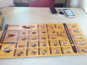 Old Town White Coffee menu