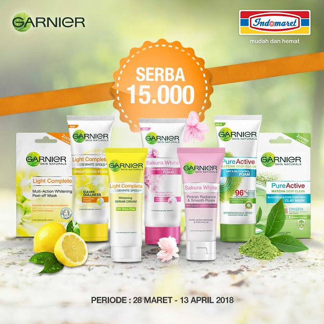 Promo Garnier Serba Rp 15.000 hanya di Indomaret