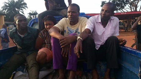 Just In:Notorious Female Child Trafficker, 'Madam Cash' who sell stolen children to pastors, Arrested in Delta State (Photos)