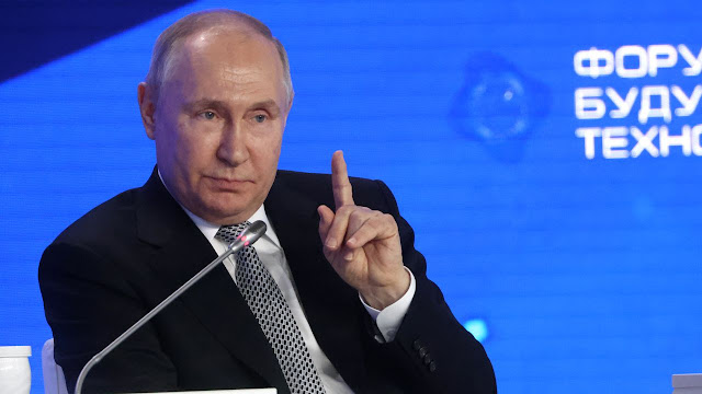 Putin says Russia has stockpiled cluster bombs and will use them in Ukraine if it has to