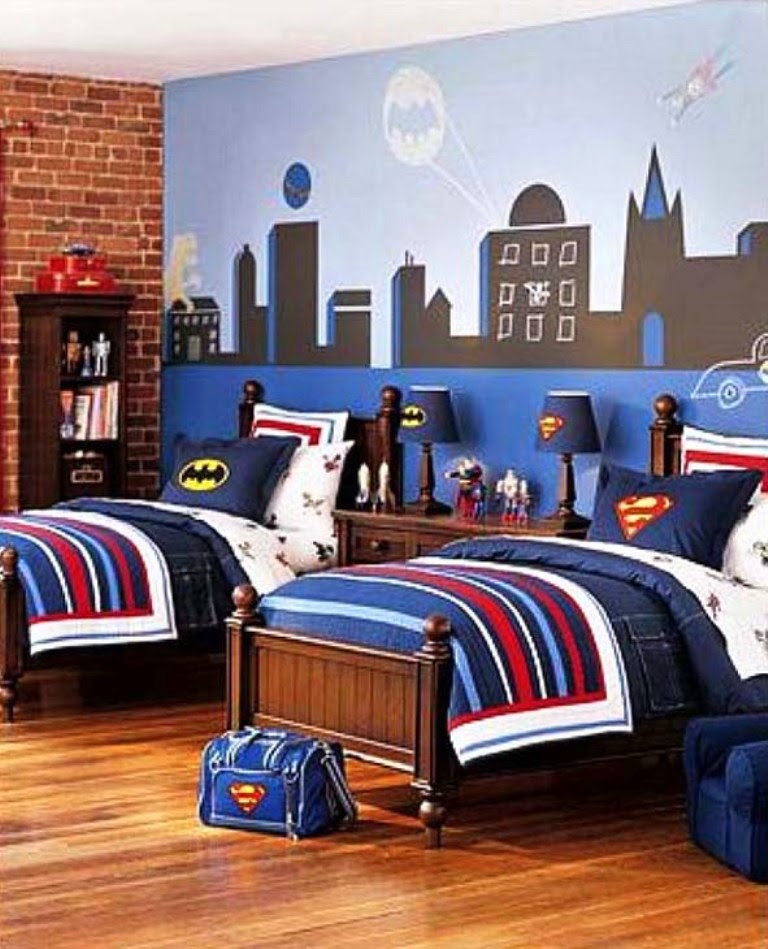 Themed Kids Bedroom Design Superhero NUNUDESIGN