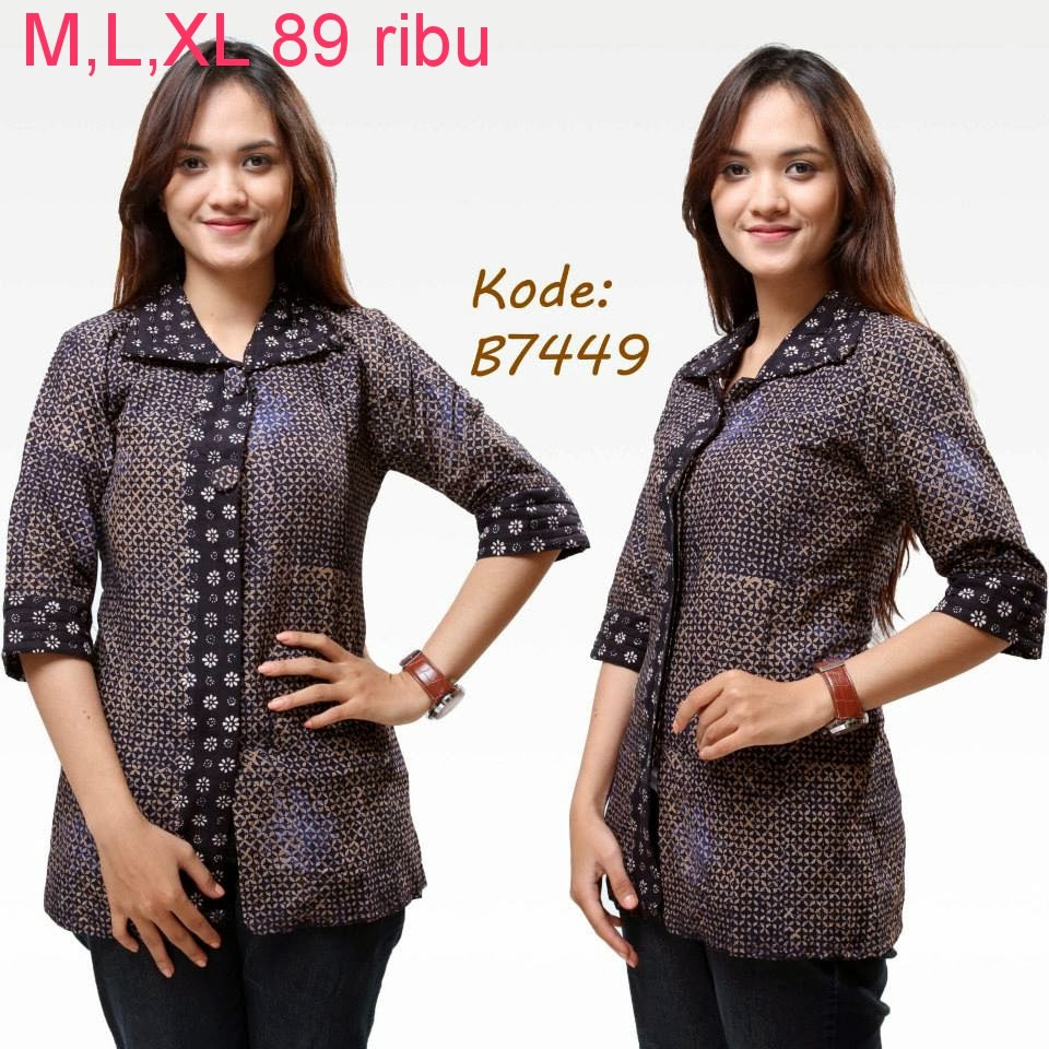  Contoh  Model Baju  Batik  Model Baju  Batik 