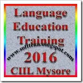 CIIL Mysore Training Program in Language Education 2016