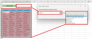 Membuat Kolom Pencarian di Excel dengan Conditional Formatting