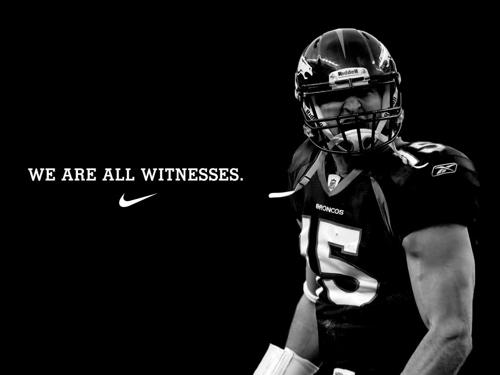 Sports News on Tap: Make This Tebow Poster Nike