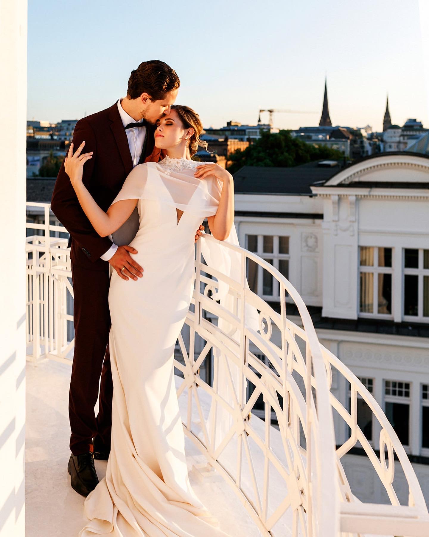 Fotoshooting im Hotel Atlantic mit Brautpaar