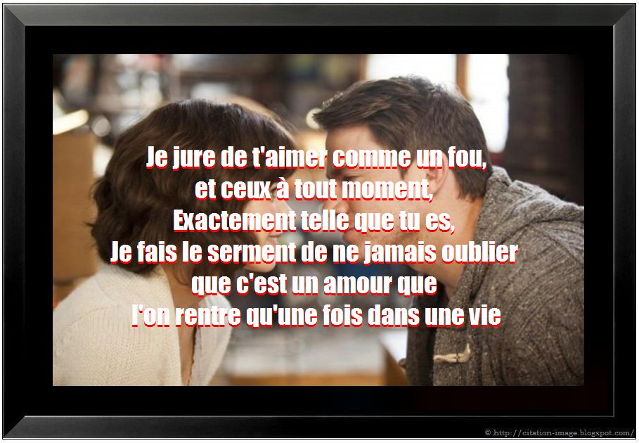 les plus belle phrase d'amour courte