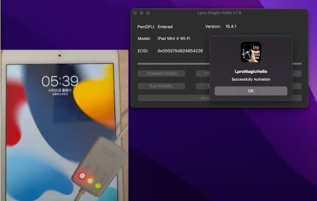 New Tool to Bypass iCloud on iOS15 hello screen / activation lock screen