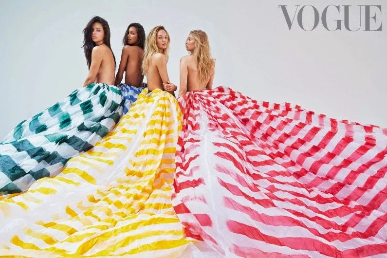 Victoria's Secret models in Vogue photographed by Patrick Demarchelier