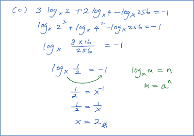 5.4 Persamaan yang Melibatkan Logaritma - Matematik 