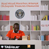 Nigerian man, Olawunmi Bayode attempts to break a Guinness World Record by reading aloud for 120-hours