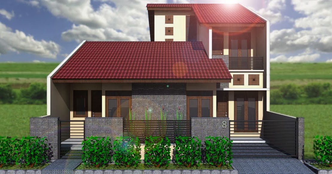 Gambar tampak depan rumah minimalis Desain Terbaru 2014