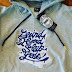 GHSLWear® Men “Grind Hard Sleep Less” Pullover Hoodie  Grey/Navy 