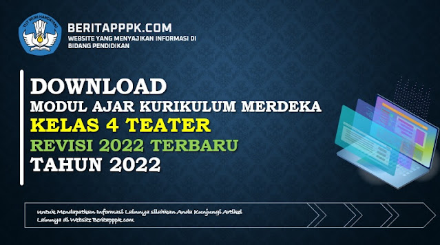 Download Contoh Modul Ajar Teater Kelas 4 Kurikulum Merdeka Revisi 2022/2023