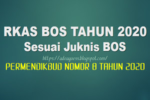 Format SK TIM Penyusun RKJM dan RKAS Sekolah Contoh RKAS BOS TAHUN 2020 Sesuai Juknis BOS Permendikbud Nomor 8 Tahun 2020