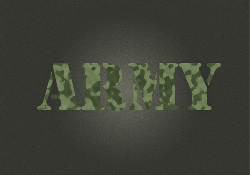 How To Create Army Text Effect In Photoshop