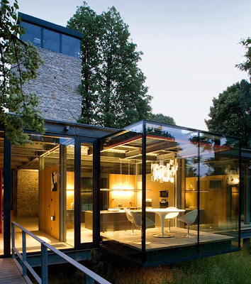 Modern Glass Home in Krakow