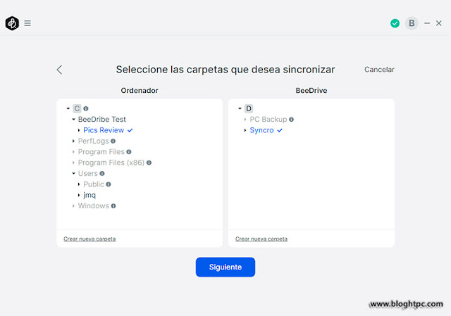 SINCRONIZACIÓN DE ARCHIVOS ORDENADOR SYNOLOGY BEEDRIVE